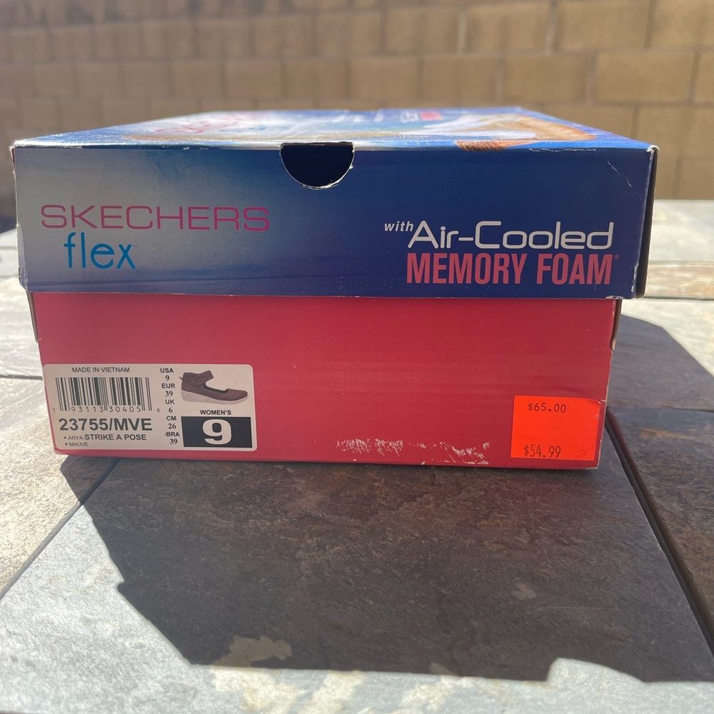 Women’s Skechers Flex Maryjane w/ Memory Foam, Pink, sz 9, NEW In Box - Picture 2 of 6
